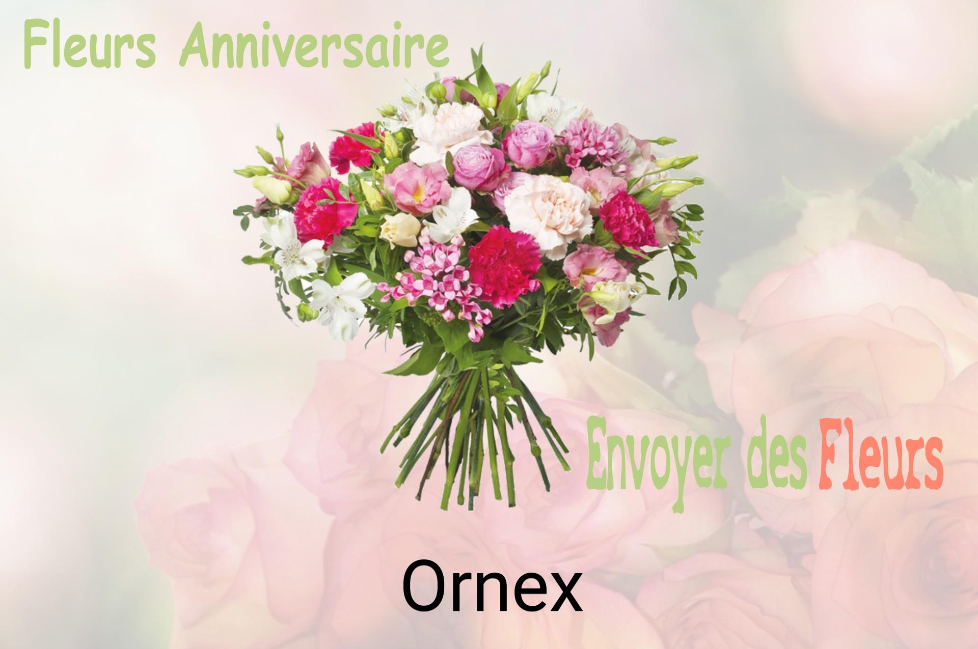 Bouquet de fleurs d’anniversaire livré à Ornex